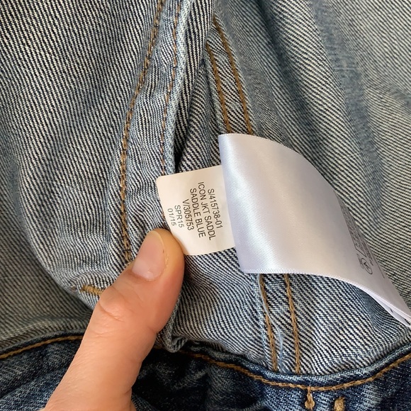 LAST CHANCE GAP Icon 1969 Vintage Denim Jacket S - Picture 11 of 13